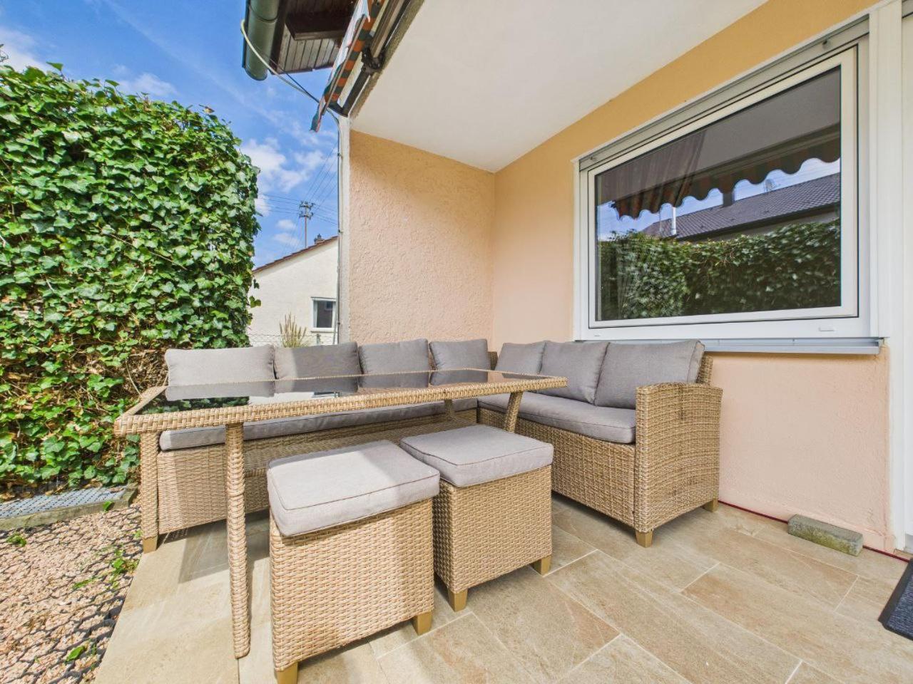 Ferienwohnung Naehe Legoland Mit Grossem Garten Und Terrasse Sontheim an der Brenz 外观 照片